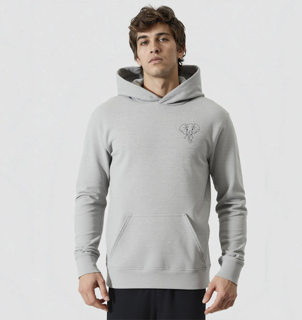 Elefant schwarz - BasicHoodie Unisex - Tier-Shirts.com