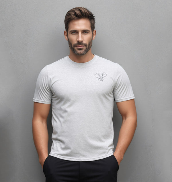 Elefant schwarz - Classic T-Shirt Unisex - Tier-Shirts.com