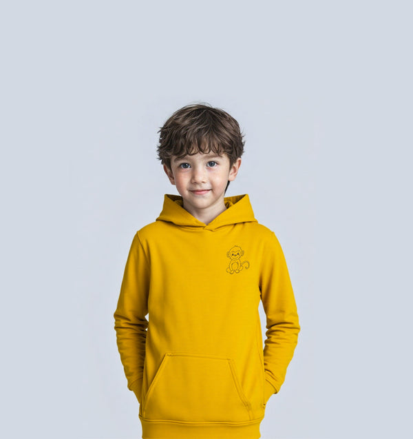 Affenbaby schwarz - Premium Hoodie Kinder - Tier-Shirts.com