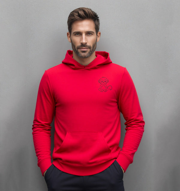 Affenbaby schwarz - Premium Hoodie Unisex - Tier-Shirts.com