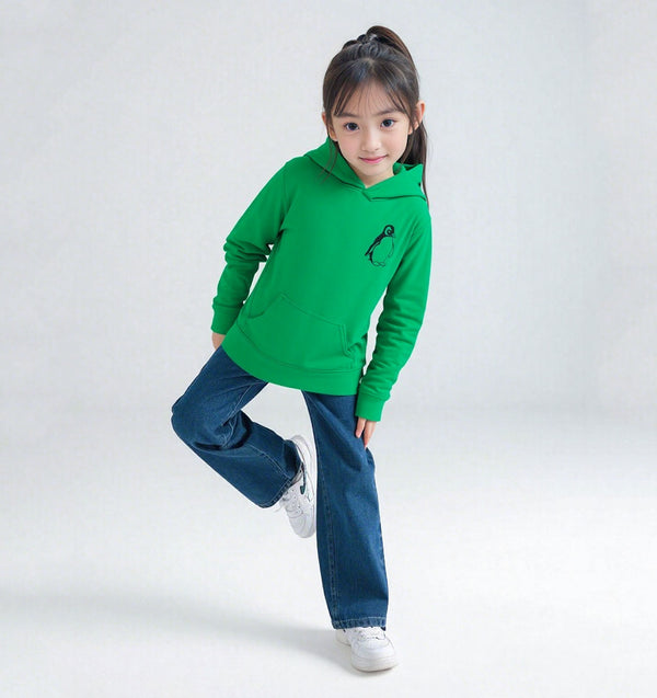 Pinguin - Premium Hoodie Kinder - Tier-Shirts.com