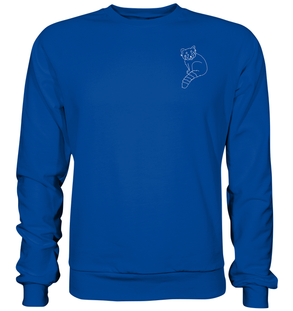 Roter Panda weiß - Basic Sweatshirt Unisex Sweatshirts Tier-Shirts.com Royal Blue XS