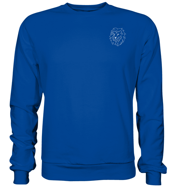 Löwe weiß - Basic Sweatshirt Unisex Sweatshirts Tier-Shirts.com Royal Blue XS