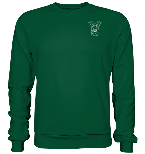 Ziege weiß - Basic Sweatshirt Unisex Sweatshirts Tier-Shirts.com Bottle Green XS