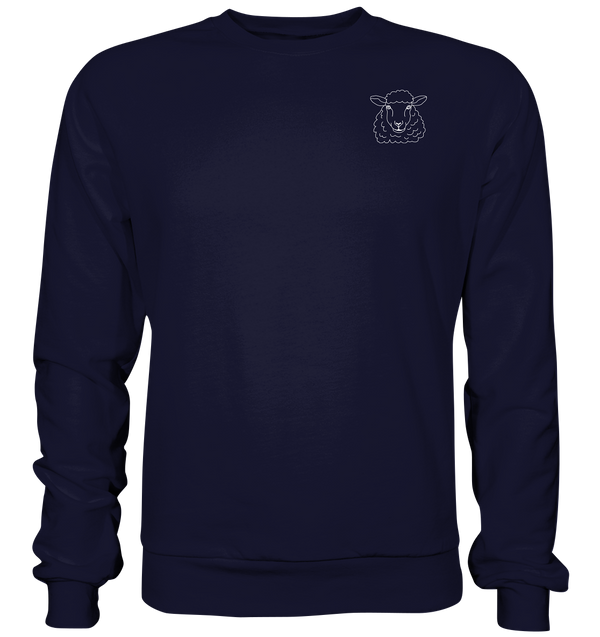 Schaf weiß - Basic Sweatshirt Unisex Sweatshirts Tier-Shirts.com Oxford Navy XS