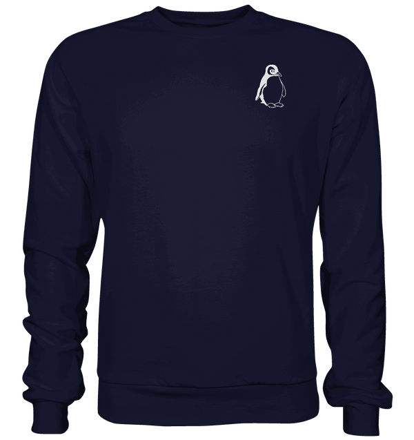 Pinguin weiß - Basic Sweatshirt Unisex Sweatshirts Tier-Shirts.com Oxford Navy XS