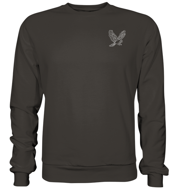 Papagei weiß - Basic Sweatshirt Unisex Sweatshirts Tier-Shirts.com Storm Grey (Solid) XS