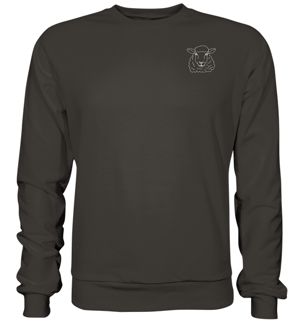 Schaf weiß - Basic Sweatshirt Unisex Sweatshirts Tier-Shirts.com Storm Grey (Solid) XS