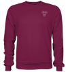 Kuh weiß - Basic Sweatshirt Unisex Sweatshirts Tier-Shirts.com Burgundy XS