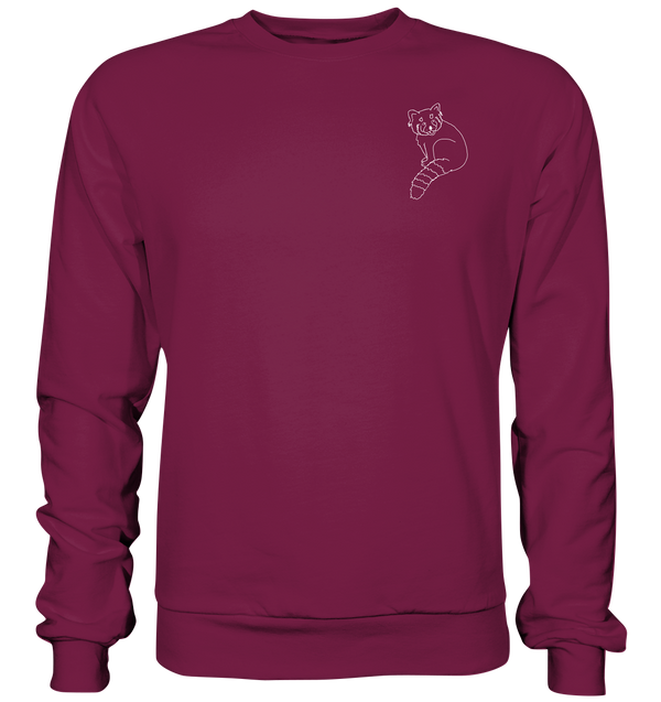 Roter Panda weiß - Basic Sweatshirt Unisex Sweatshirts Tier-Shirts.com