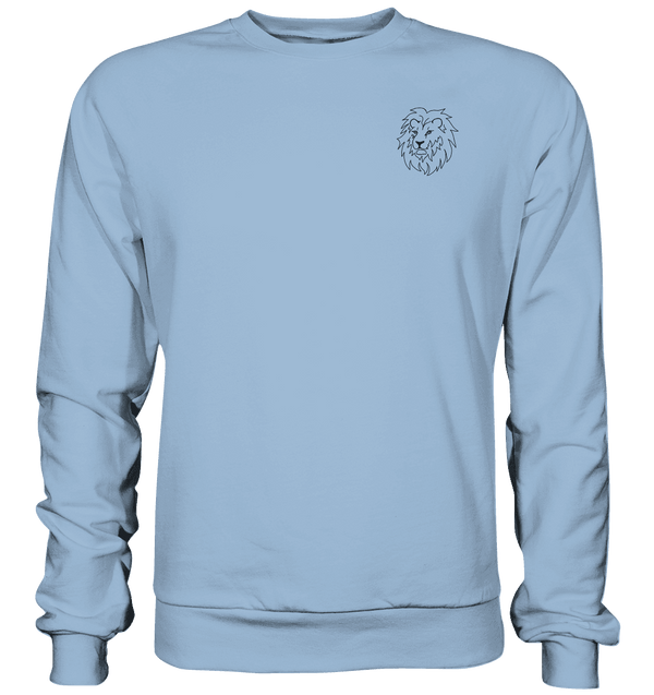 Löwe - Basic Sweatshirt Unisex Sweatshirts Tier-Shirts.com Sky Blue XS