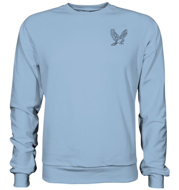 Papagei - Basic Sweatshirt Unisex Sweatshirts Tier-Shirts.com Sky Blue XS