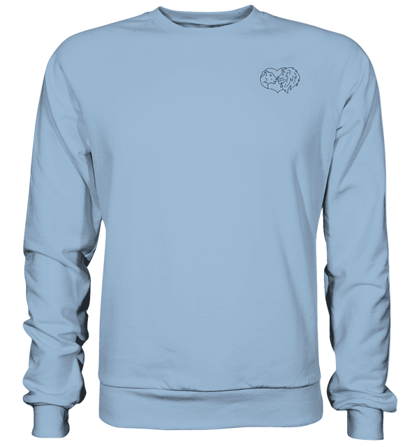 Löwenpaar - Basic Sweatshirt Unisex Sweatshirts Tier-Shirts.com Sky Blue XS