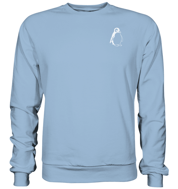 Pinguin weiß - Basic Sweatshirt Unisex Sweatshirts Tier-Shirts.com Sky Blue XS
