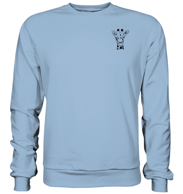 Giraffe - Basic Sweatshirt Unisex Sweatshirts Tier-Shirts.com Sky Blue XS