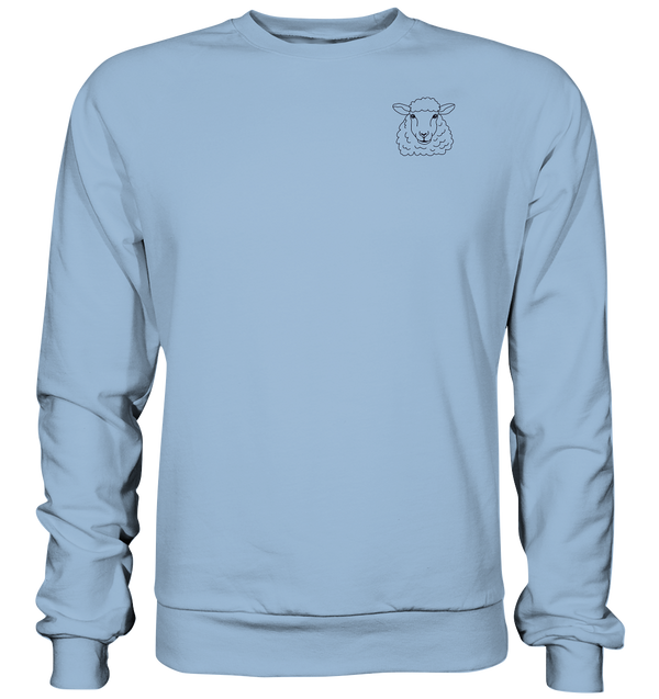 Schaf schwarz - Basic Sweatshirt Unisex Sweatshirts Tier-Shirts.com Sky Blue XS