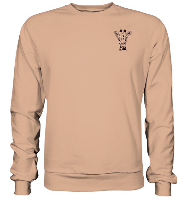Giraffe - Basic Sweatshirt Unisex Sweatshirts Tier-Shirts.com Nude XS