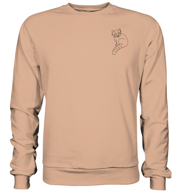 Roter Panda - Basic Sweatshirt Unisex Sweatshirts Tier-Shirts.com Nude XS