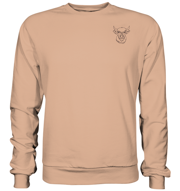 Highland Rind schwarz - Basic Sweatshirt Unisex - Tier-Shirts.com