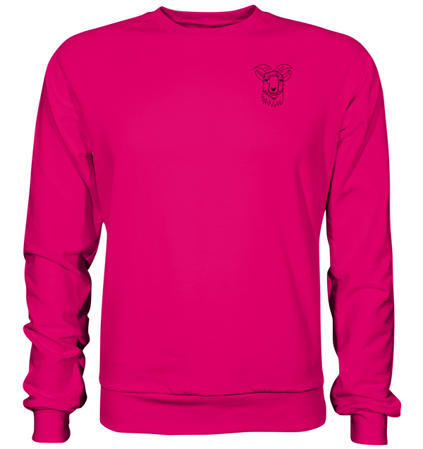 Ziege schwarz - Basic Sweatshirt Unisex Sweatshirts Tier-Shirts.com