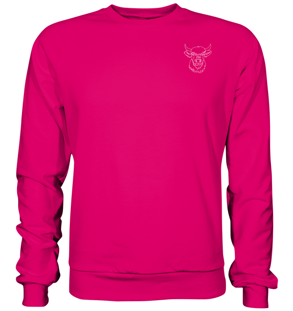 Highland Rind weiß - Basic Sweatshirt Unisex - Tier-Shirts.com