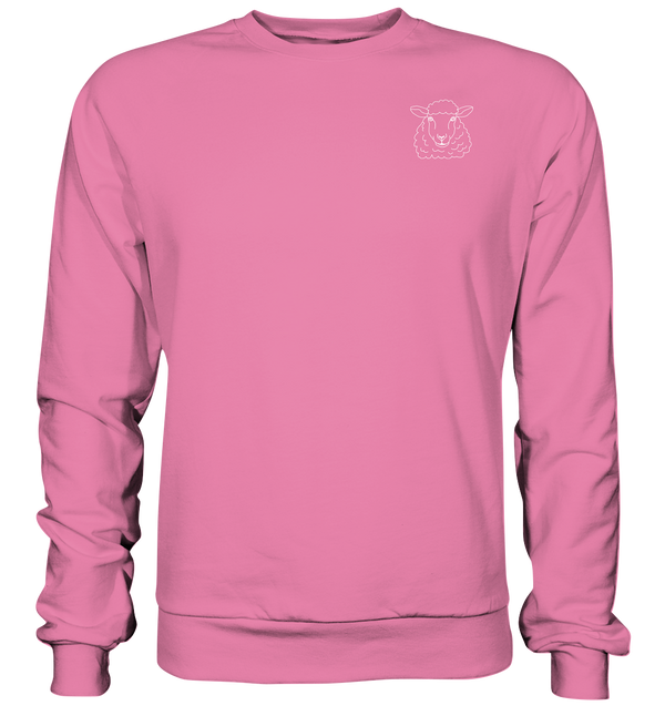 Schaf weiß - Basic Sweatshirt Unisex Sweatshirts Tier-Shirts.com Candyfloss Pink XS