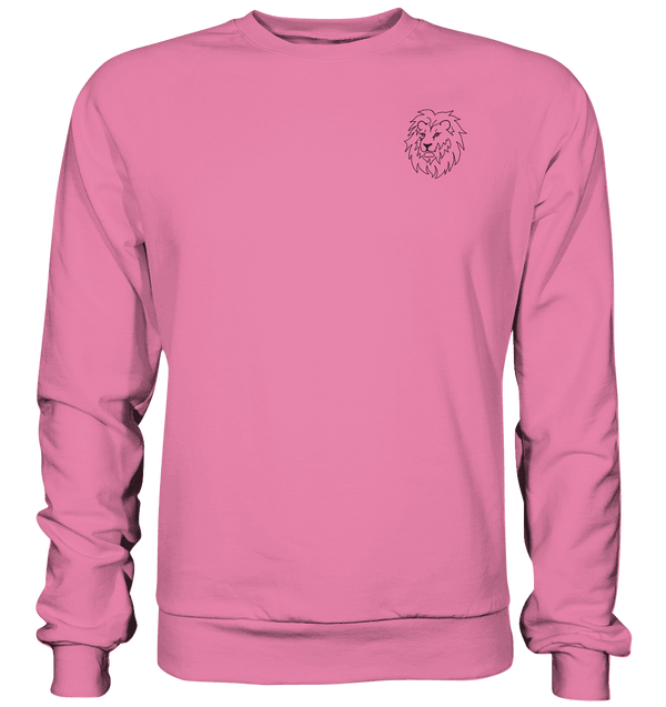 Löwe - Basic Sweatshirt Unisex Sweatshirts Tier-Shirts.com Candyfloss Pink XS