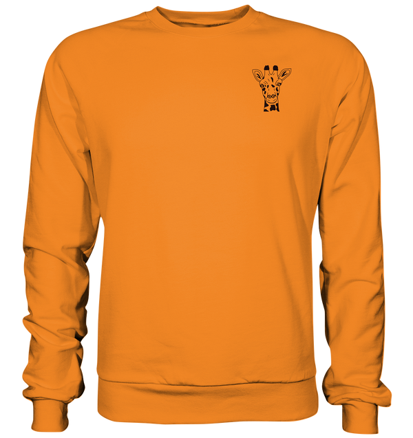 Giraffe - Basic Sweatshirt Unisex Sweatshirts Tier-Shirts.com Orange Crush XS