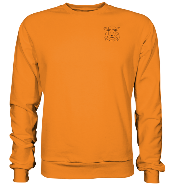 Schaf schwarz - Basic Sweatshirt Unisex Sweatshirts Tier-Shirts.com Orange Crush XS