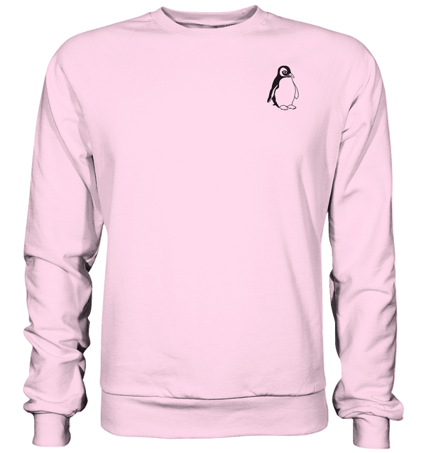 Pinguin - Basic Sweatshirt Unisex Sweatshirts Tier-Shirts.com Baby Pink XS