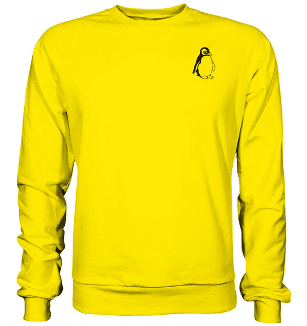 Pinguin - Basic Sweatshirt Unisex Sweatshirts Tier-Shirts.com Sun Yellow XS