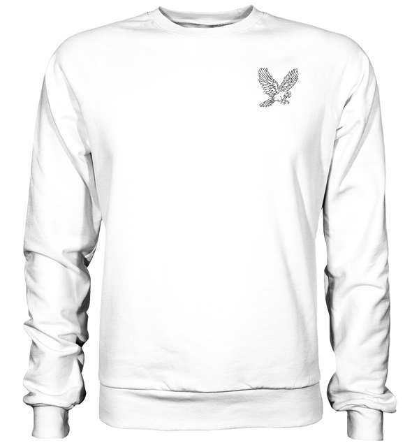 Papagei - Basic Sweatshirt Unisex Sweatshirts Tier-Shirts.com Arctic White XS