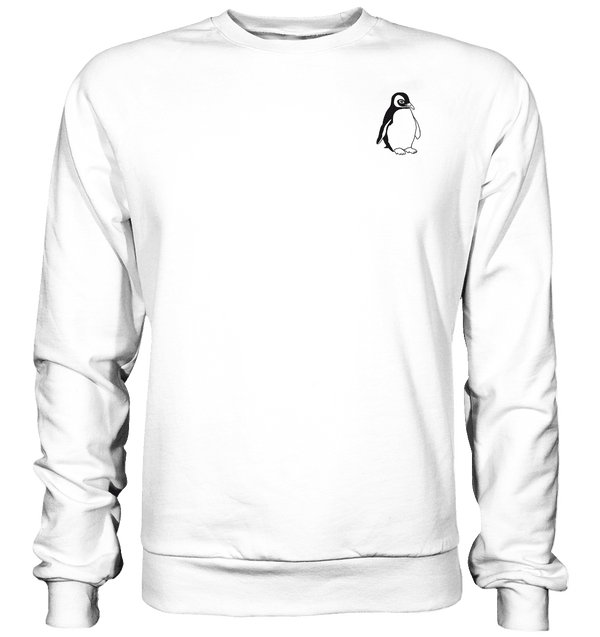 Pinguin - Basic Sweatshirt Unisex Sweatshirts Tier-Shirts.com Arctic White XS