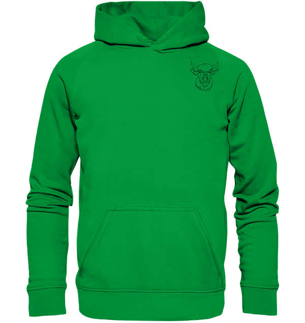 Highland Rind schwarz - Basic Hoodie Unisex - Tier-Shirts.com