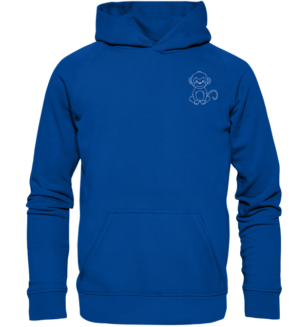 Affenbaby weiß - Basic Hoodie Unisex Hoodies Tier-Shirts.com Royal Blue XS