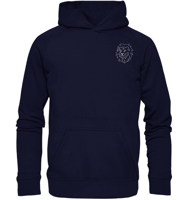 Löwe weiß - Basic Hoodie Unisex Hoodies Tier-Shirts.com