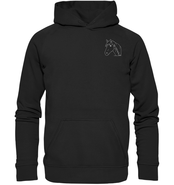 Pferd weiß - Basic Hoodie Unisex Hoodies Tier-Shirts.com