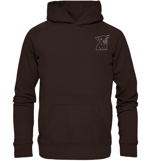 Ferkel weiß - Basic Hoodie Unisex Hoodies Tier-Shirts.com Hot Chocolate XS