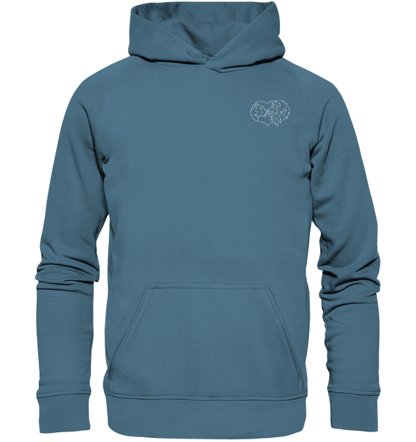 Löwenpaar weiß - Basic Hoodie Unisex Hoodies Tier-Shirts.com