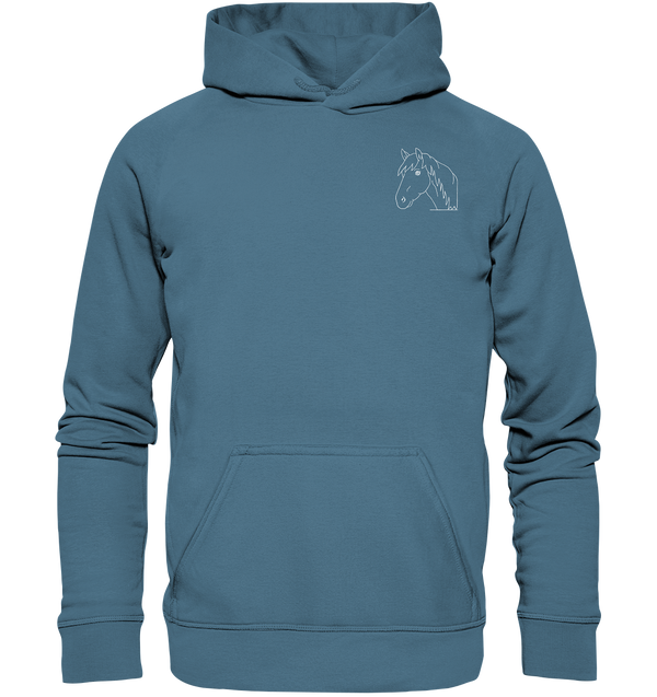 Pferd weiß - Basic Hoodie Unisex Hoodies Tier-Shirts.com Airforce Blue XS