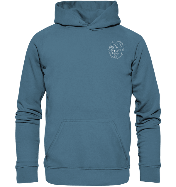 Löwe weiß - Basic Hoodie Unisex Hoodies Tier-Shirts.com Airforce Blue XS