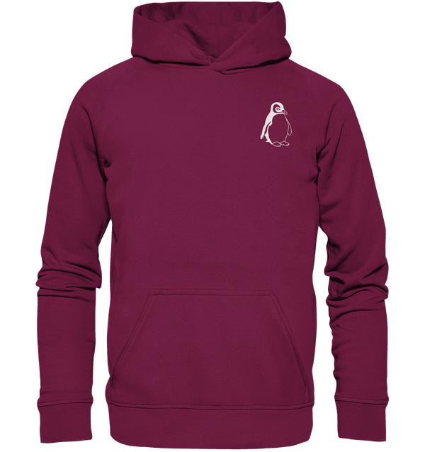 Pinguin weiß - Basic Hoodie Unisex Hoodies Tier-Shirts.com Burgundy XS