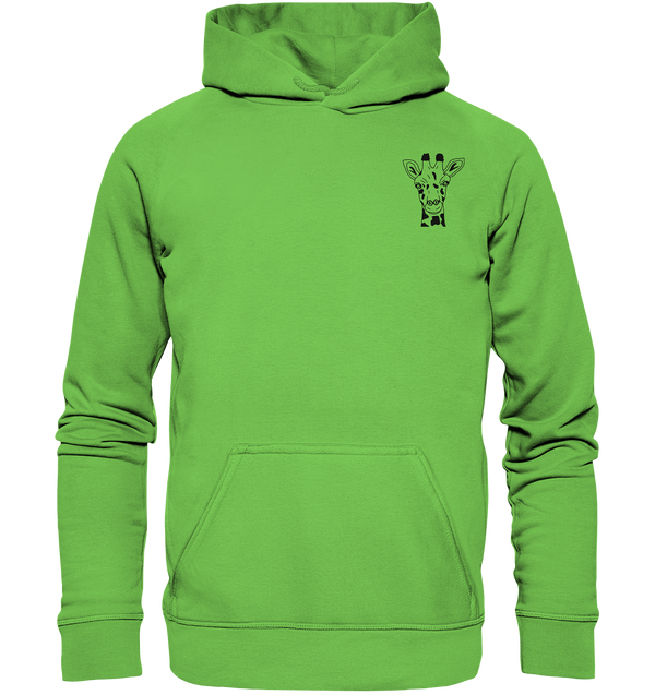 Giraffe - Basic Hoodie Unisex Hoodies Tier-Shirts.com Lime Green XS