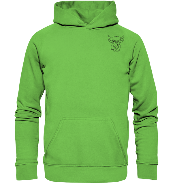 Highland Rind schwarz - Basic Hoodie Unisex - Tier-Shirts.com