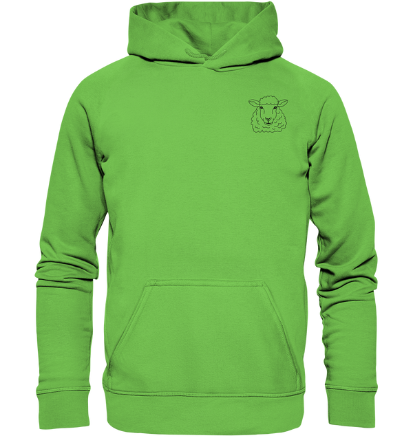 Schaf schwarz - Basic Hoodie Unisex Hoodies Tier-Shirts.com Lime Green XS