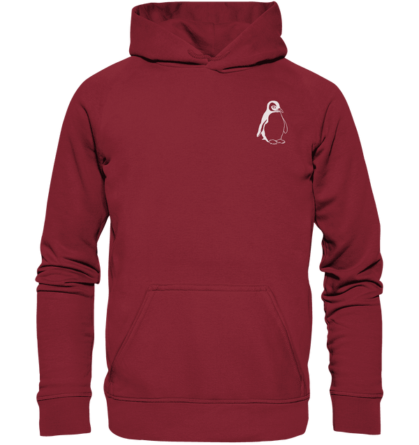 Pinguin weiß - Basic Hoodie Unisex Hoodies Tier-Shirts.com Brick Red XS
