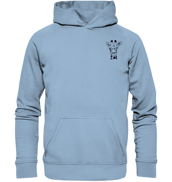 Giraffe - Basic Hoodie Unisex Hoodies Tier-Shirts.com Sky Blue XS