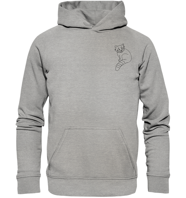 Roter Panda - Basic Hoodie Unisex Hoodies Tier-Shirts.com Heather Grey XS
