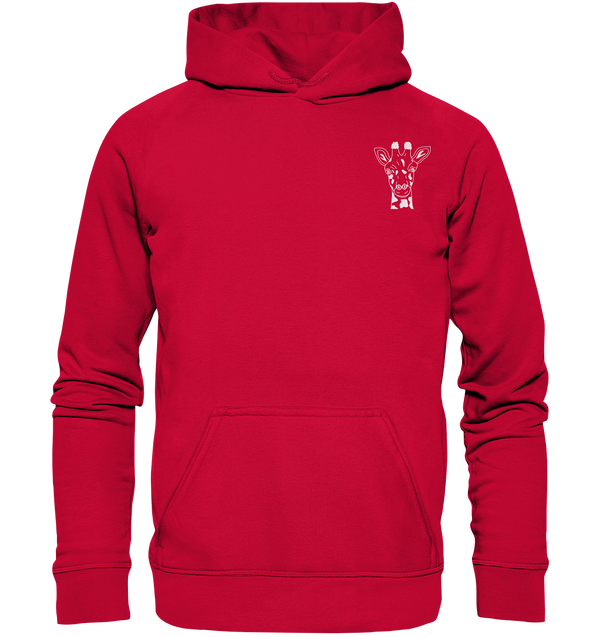Giraffe weiß - Basic Hoodie Unisex Hoodies Tier-Shirts.com Fire Red XS
