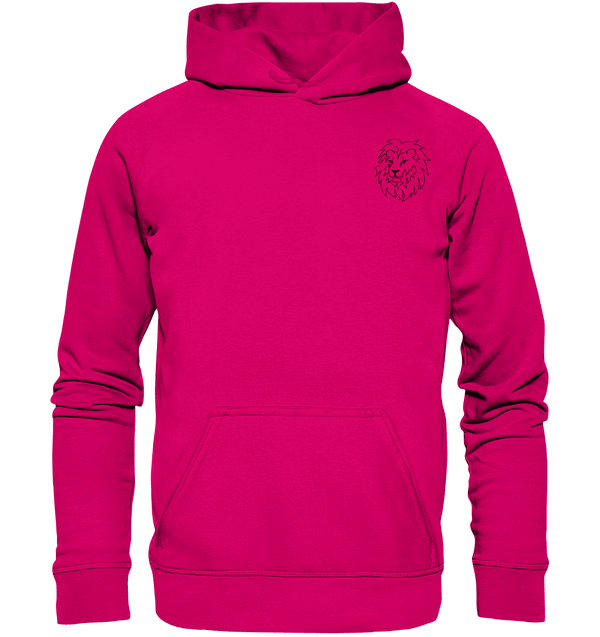 Löwe - Basic Hoodie Unisex Hoodies Tier-Shirts.com Hot Pink XS